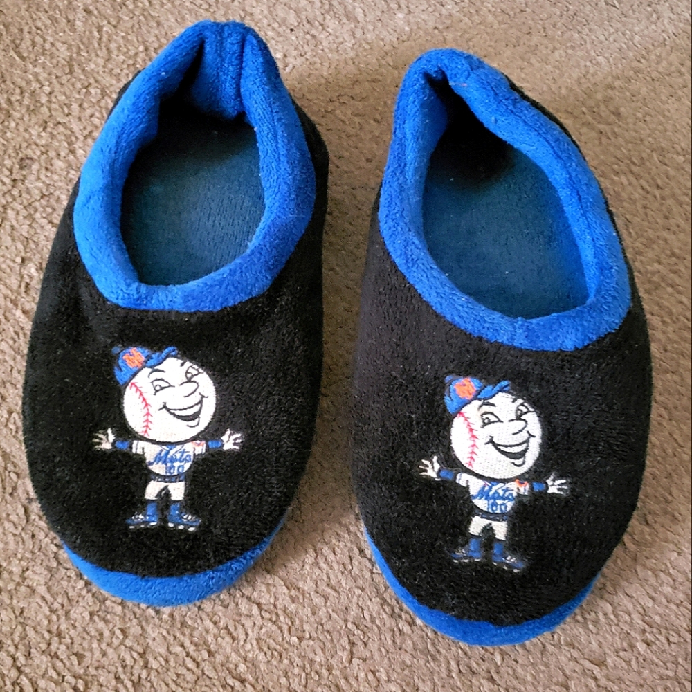 Kid's New York Mets Mr Met Slippers